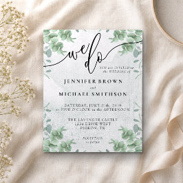 Wij Doen Calligraphy Groenelementen Eucalyptus bud Flyer