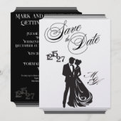 Wij Doen Formeel Save the Date Kaart (Voorkant / Achterkant)