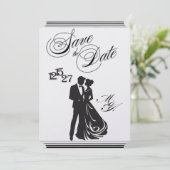 Wij Doen Formeel Save the Date Kaart (Staand voorkant)