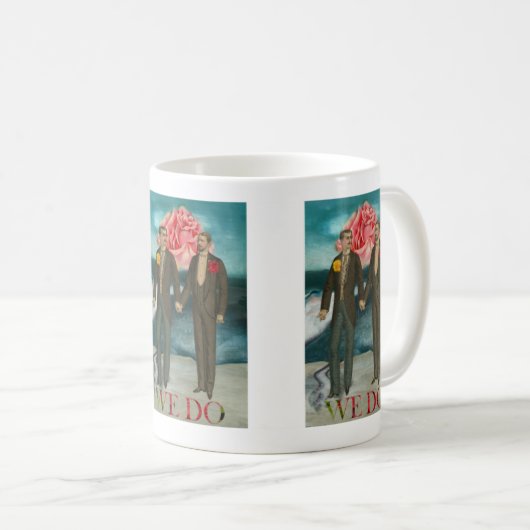 WIJ DOEN Gay Mannen bruiloft Verloving MOK (Voorkant rechts)