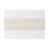 WIJ DOEN geperste bloemen Shabby Garden Chic Progr Uitnodigingen Wikkel (Achterkant Voorbeeld)