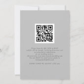 Wij doen het Manuscript QR Code Minimalist Gray We Kaart (Achterkant)