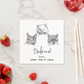 Wij doen ook huisdieren aangepaste hand tekening b servet (Insitu)