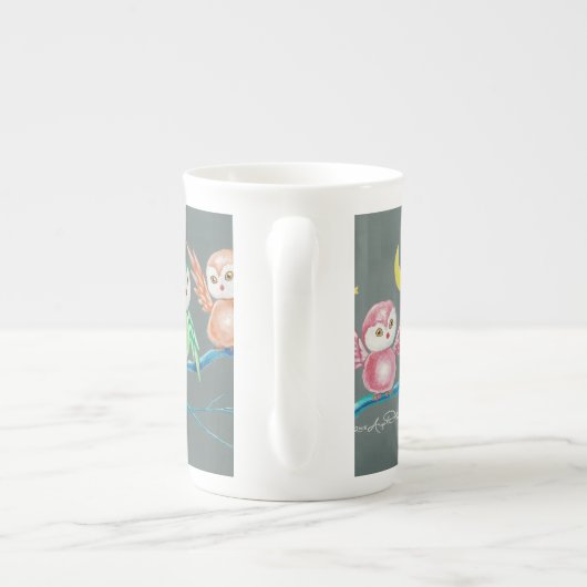 Wij drie eigenaar porselein kop (Achterkant)