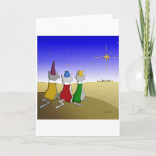 Wij Drie Katten - de Lege Kaart van Kerstmis