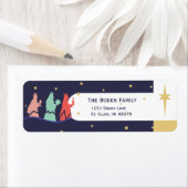 Wij drie koningen | Vakantie Adresetiketten Etiket (Insitu)