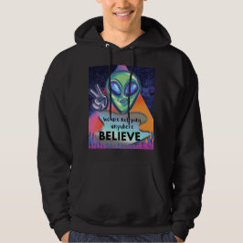 Wij gaan nergens heen, geloof  hoodie