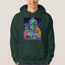 Wij gaan nergens heen, geloof  hoodie