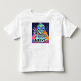 Wij gaan nergens heen, geloof kinder shirts