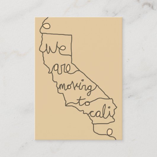 wij gaan over naar het visitekaartje van cali (Voorkant)