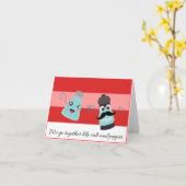 Wij gaan samen als zout en peper kaart (Gele Bloem)