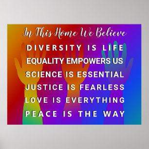 Wij geloven in dit Parlement Poster