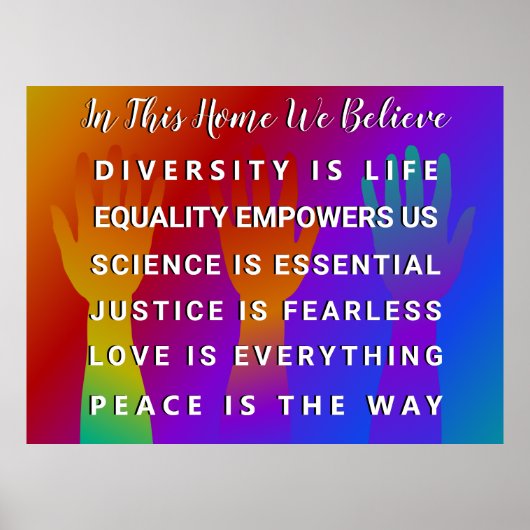 Wij geloven in dit Parlement Poster (Voorkant)