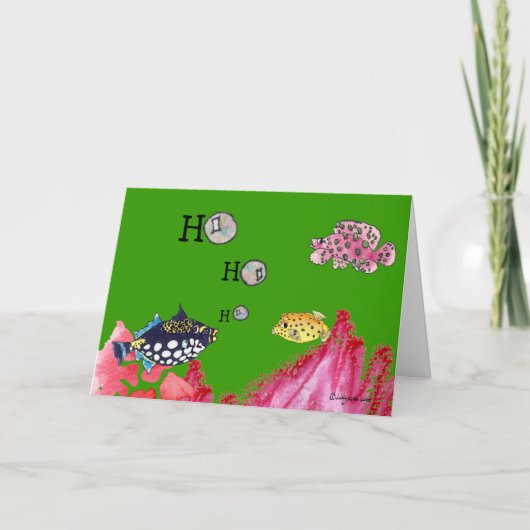 Wij geven u een vrolijke kerst Kaart (Voorkant)