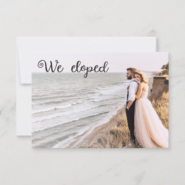 Wij gingen ervandoor moderne minimalistische 2 fot (Voorkant)