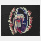 Wij groeten Amerikaanse truckers Fleece Deken (Voorkant (Horizontaal))