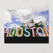 wij hart houston briefkaart (Voorkant)