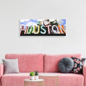 Wij hart Houston Canvas Afdruk (Insitu (Woonkamer))
