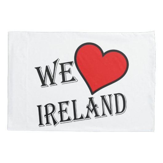 Wij Hart Ierland bk pcnt Kussensloop (Achterkant)