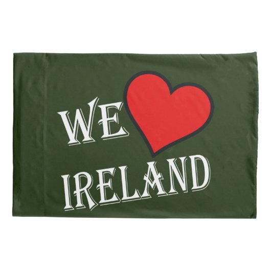 Wij Hart Ierland op PCT Kussensloop (Achterkant)