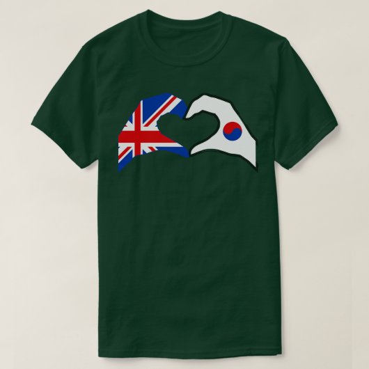 Wij Hart UK Korea Patriot Flag Series T-shirt (Design voorkant)
