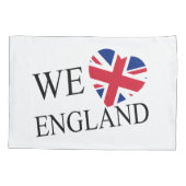 Wij Heartflag Engeland bk pct Kussensloop (Achterkant)