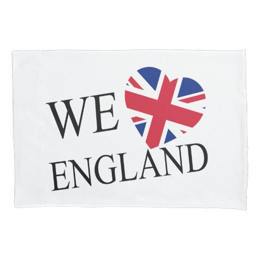 Wij Heartflag Engeland bk pct Kussensloop (Voorkant)