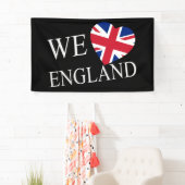 Wij Heartflag Engeland met (h) bnrt Spandoek (Insitu)