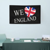 Wij Heartflag Engeland met (h) bnrt Spandoek (Beurs)