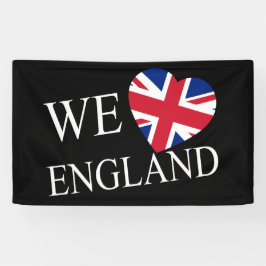 Wij Heartflag Engeland met (h) bnrt Spandoek
