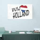 Wij Heartflag Holland bk op nat bnrcnt Spandoek (Beurs)