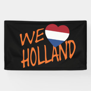 Wij Heartflag Holland of op bk bnrcent Spandoek