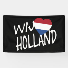 Wij Heartflag Holland op bk bnrcent Spandoek