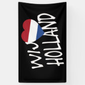 Wij Heartflag Holland op bk bnrcent Spandoek (Verticaal)