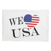 Wij Heartflag USA bk pcnt Kussensloop (Achterkant)