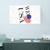 Wij Heartflag USA bk (v) bnrcnt Spandoek (Beurs)