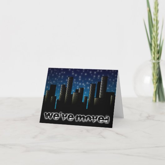 wij hebben aankondiging bewogen: cityscape (Voorkant)
