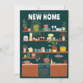 Wij hebben adresverandering Schattigee keukenkunst Kaart (Voorkant)