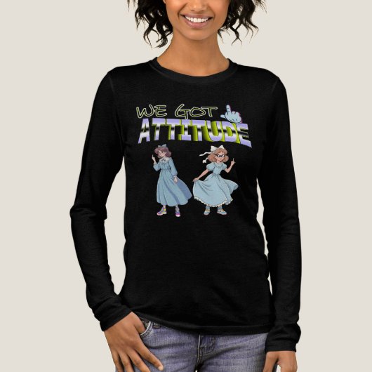 Wij Hebben Attitude Tri-Blend Shirt (Voorkant)