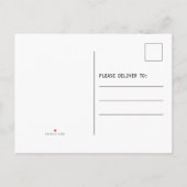 Wij hebben Bewegd Handgeschreven Adres van de Kall Aankondigingskaart (Achterkant)