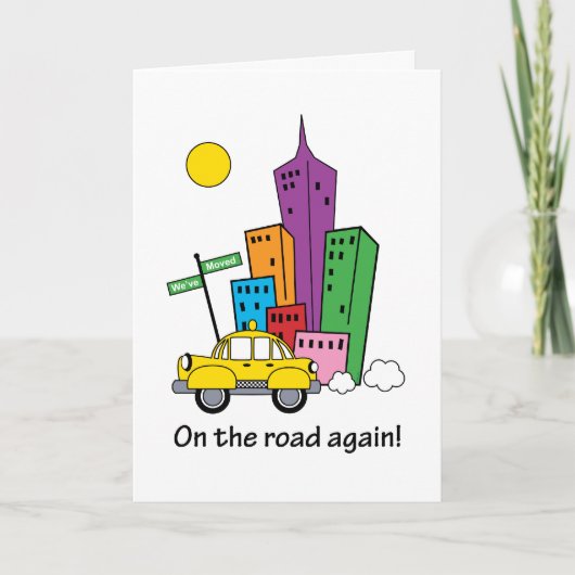 Wij hebben Cityscape Kaart - Verticaal bewogen (Voorkant)