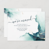 Wij hebben de Nieuwe Aankondiging van het Adres Be (Voorkant / Achterkant)