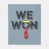 Wij hebben Donald Trump 2024 gewonnen Fleece Deken (Voorkant)