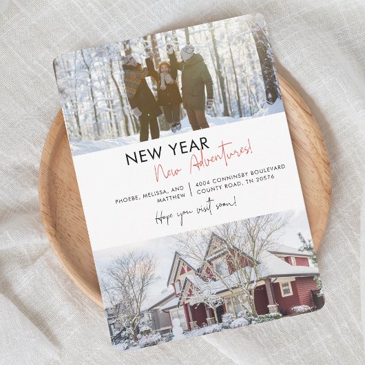 Wij hebben het adres Bewegende Nieuwjaarsavonturen Aankondiging