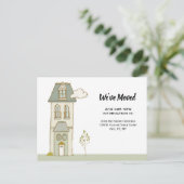 Wij hebben het Briefkaart van de Douane met Huis b (Staand voorkant)