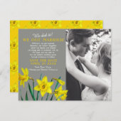 Wij hebben het gedaan gehuwde bruiloft feest save  (Voorkant / Achterkant)