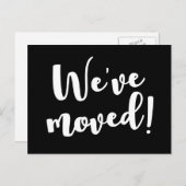 Wij hebben het zwarte & witte manuscriptdoopvont b aankondigingskaart (Voorkant / Achterkant)