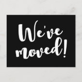 Wij hebben het zwarte & witte manuscriptdoopvont b aankondigingskaart (Voorkant)