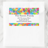 Wij hebben met de hand geschilderde rechthoekige sticker (Tas)