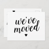 Wij hebben Nieuwe Verandering van het Manuscript v Aankondigingskaart (Voorkant / Achterkant)